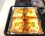 A picture of step 7 of Easy Tasty Ham Pizza Toast.