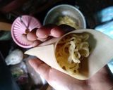 Foto langkah ke 2 dari resep Mie cone pangsit.