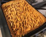 Une image de l'étape 7 de Tarte aux pommes du jardin et pralin,pâte brisée au café.