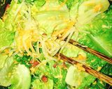Hình bước làm 1 của món Salad rau trộn