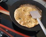 A picture of step 4 of Methi thepla.