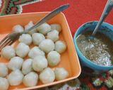 Foto langkah ke 5 dari resep Cilok Kuah Pecel.