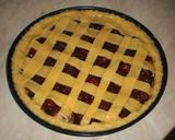 Meggyes pudingos rácsos pite recept fázis 7 fotója