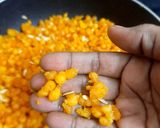 A picture of step 9 of Boondi Ladoo.