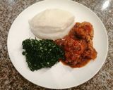 A picture of step 10 of Pap and chicken stew.