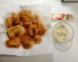 Foto del paso 4 de la receta: Taco de pescado en tempura con mayonesa de wasabi