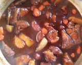A picture of step 4 of Stew pork with pumpkin n carrot.