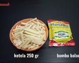 Foto langkah ke 2 dari resep Tela Balado Cemilan Hemat masak di Rice Cooker.