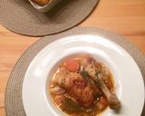 Pas rețetă Coq au vin blanc...          Pui în vin alb 6 fotografie