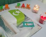 A picture of step 10 of Azadi special brownie cake.