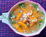 Hình bước làm 4 của món Canh bí đỏ đậu phộng(món chay)