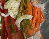 Foto del paso 3 de la receta: Salmón en papillote con verduras
