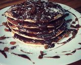 صورة لخطوة 3 من وصفة بان كيك بشوكولا 🥞🍫🍇