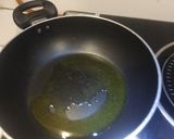 A picture of step 1 of Cabbage-carrot sabzi.