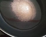 A picture of step 2 of Chocolate kaju katli with surprising chocolates sphere.
