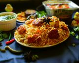 A picture of step 21 of Paneer Biryani Without Garlic Onion.