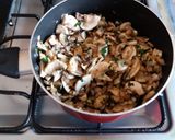 A picture of step 2 of Mushroom Quesadillas.