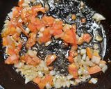 A picture of step 2 of Masala Matar Chaat.