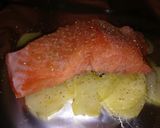 Foto del paso 3 de la receta: Salmón al horno con patatas en papillote