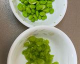 A picture of step 1 of Edamame Cream.