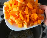 A picture of step 5 of Butternut squash soup.