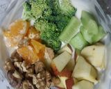 A picture of step 3 of Waldorf salad.