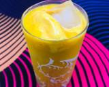 Mango juice with scoop of ice cream recipe step 3 photo