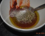 A picture of step 4 of Potato pizza  پتیزا سیب زمینی.
