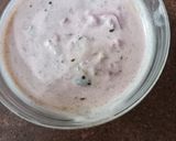 A picture of step 3 of Beetroot Raita.