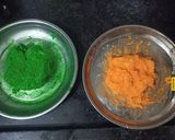 A picture of step 3 of Tricolour Peda.