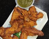 A picture of step 5 of Fry Crispy Chicken Wings 😋.