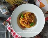 Foto langkah ke 7 dari resep Spagetti Tongkol Sambal Korek.
