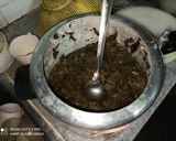 A picture of step 11 of Sarson Da Saag.