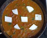 A picture of step 4 of Rajma Paneer Masala.