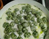 Foto del paso 14 de la receta: Malfatti de espinaca con ricota casera y salsa blanca con puerro y verdeo 💚