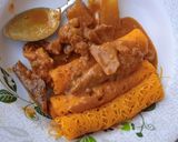 Gambar langkah 3 resipi Roti jala.