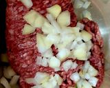 A picture of step 1 of My Homemade Chilli Beef Burgers 😁 #Lunch#Mainmeal.