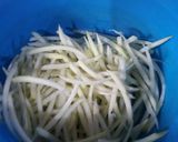 Foto langkah ke 1 dari resep Tumis pepaya muda.