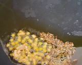 A picture of step 2 of Black chana chaat.