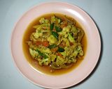 Foto langkah ke 4 dari resep Tumis jamur dan bungak kol organik.