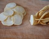 Hình bước làm 2 của món Nhân sâm tươi ngâm mật ong