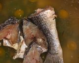 A picture of step 1 of Fish curry.