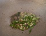 A picture of step 2 of Winter special sabzi.