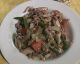 Foto langkah ke 5 dari resep Cumi asin cabe ijo.