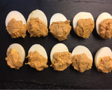 Foto del paso 4 de la receta: Huevos rellenos con atún 🥚 🐟