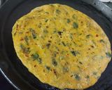 A picture of step 3 of Methi Thepla.