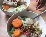 Hình bước làm 6 của món Nui nấu xương
