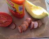 Sausage avocado sandwich recipe step 1 photo