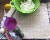 Teljes kiőrlésű túrós-🍒rétesHozzáadott cukor nélkül⛔️ recept fázis 1 fotója