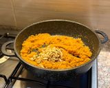 A picture of step 6 of Instant Moong Dal Halwa.